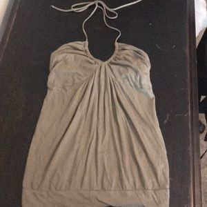 Victoria’s Secret Olive Halter Top Size M